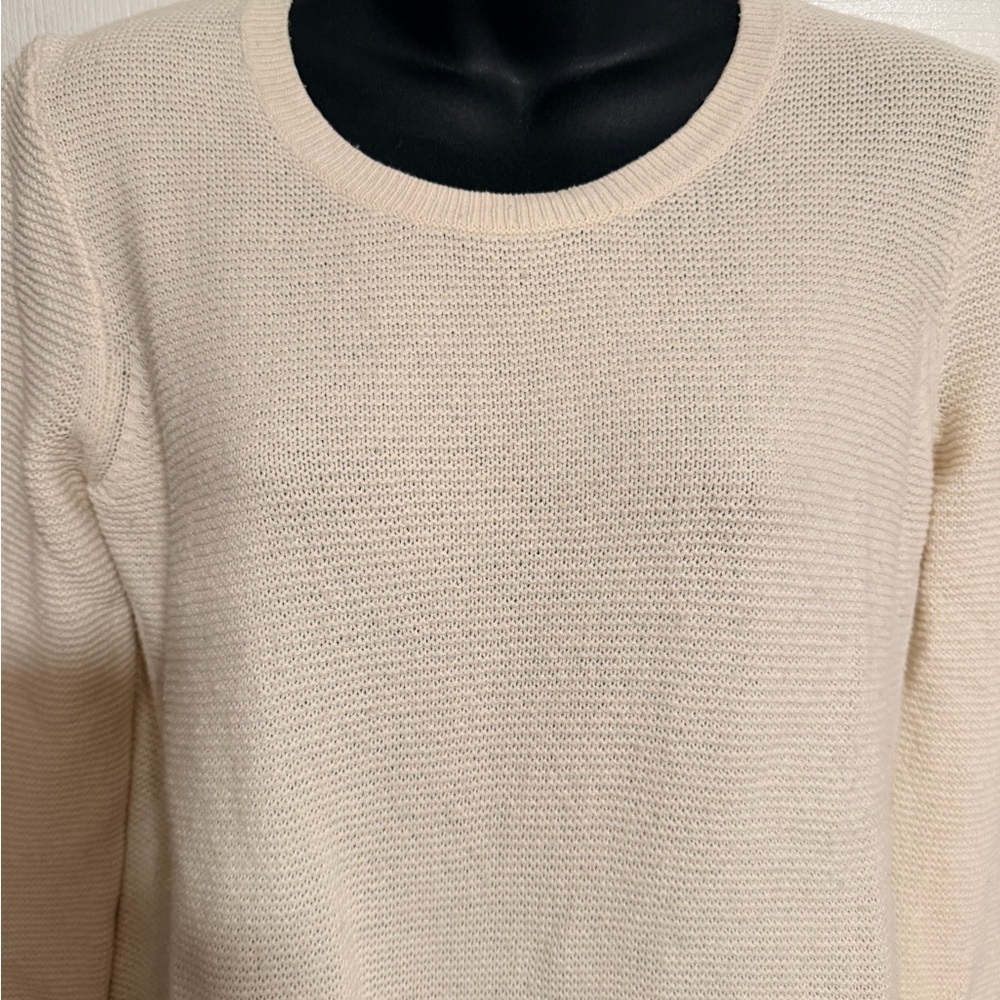 Madewell Women's Classic Cream Sweater - Picture 4 of 7